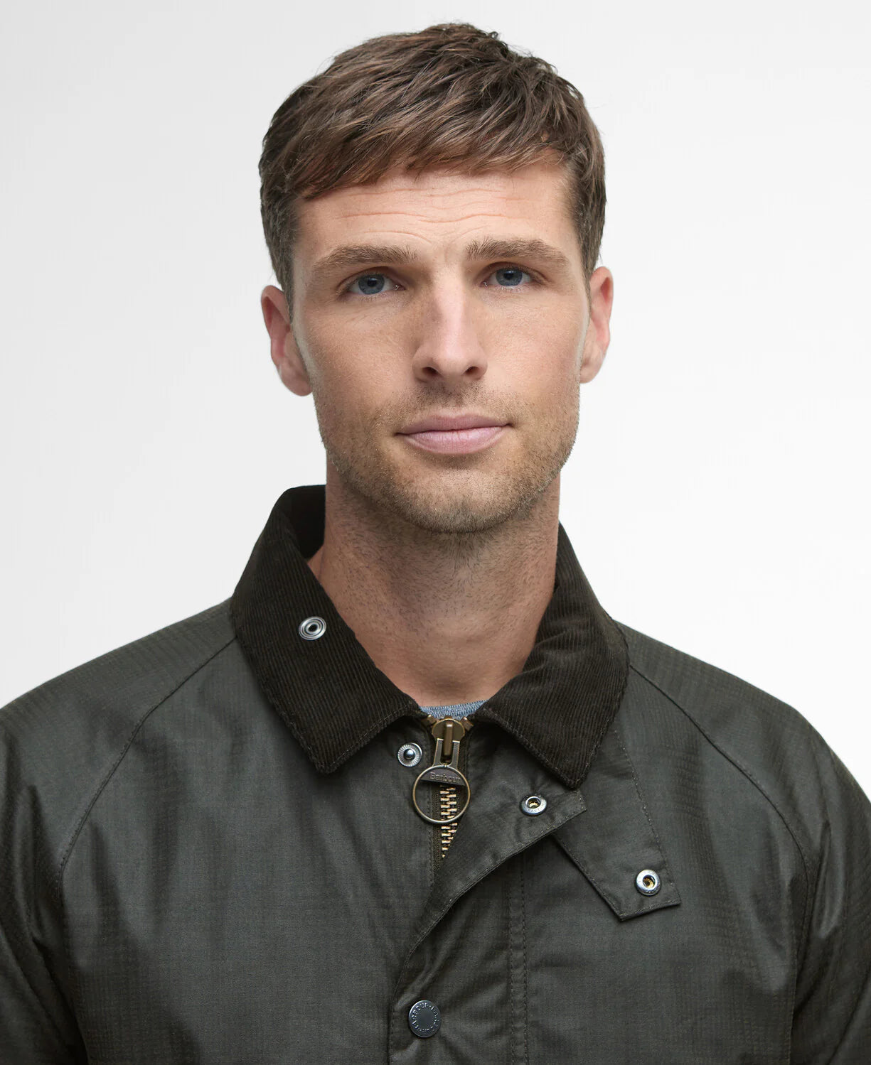 Barbour modern beaurort check Wax
