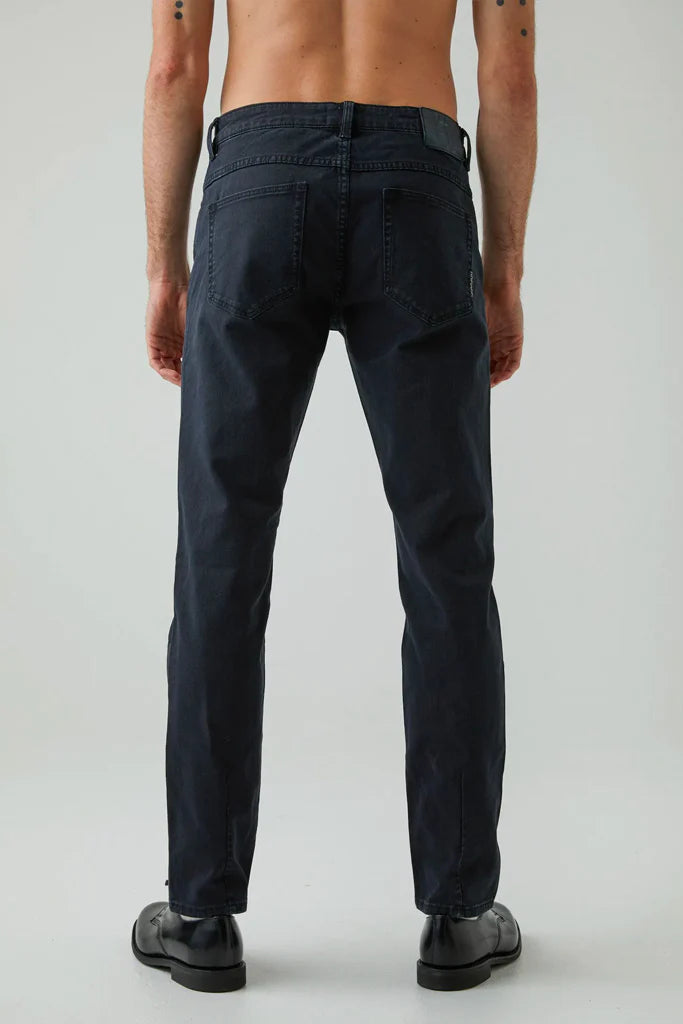 Lou Slim Twill Black