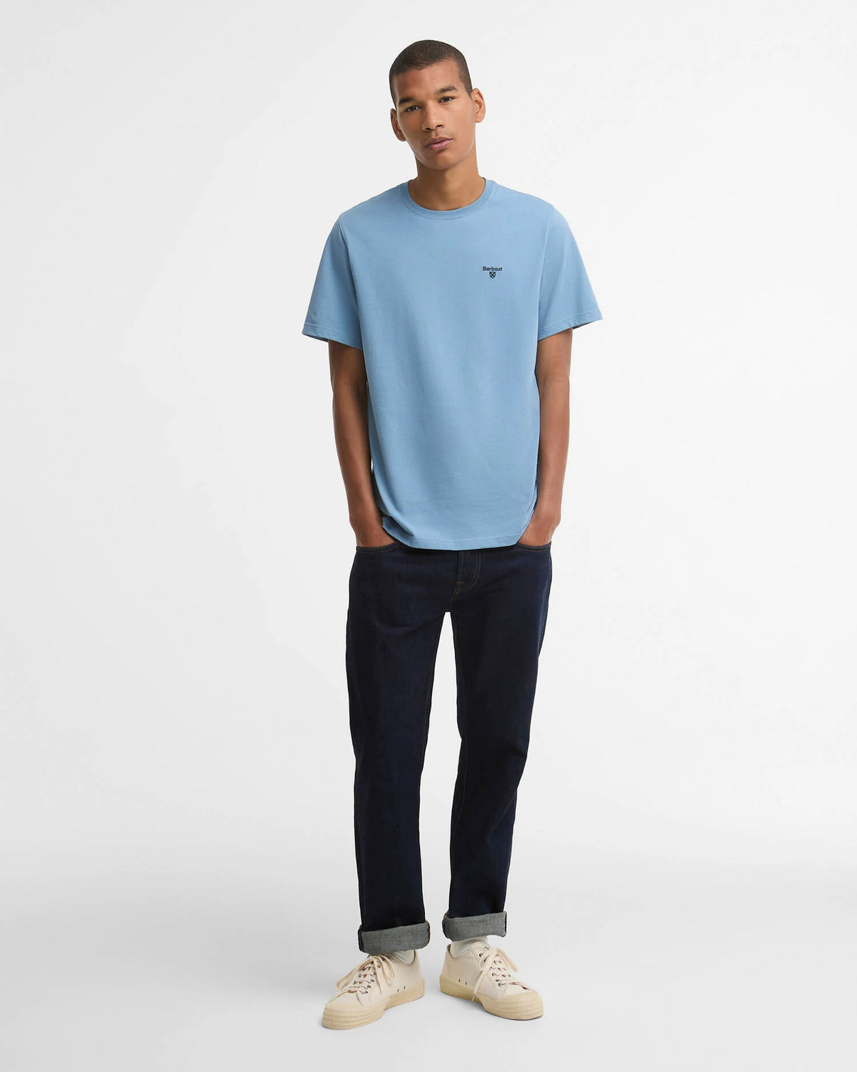 Barbour Essential sport T-Shirt TARN BLUE