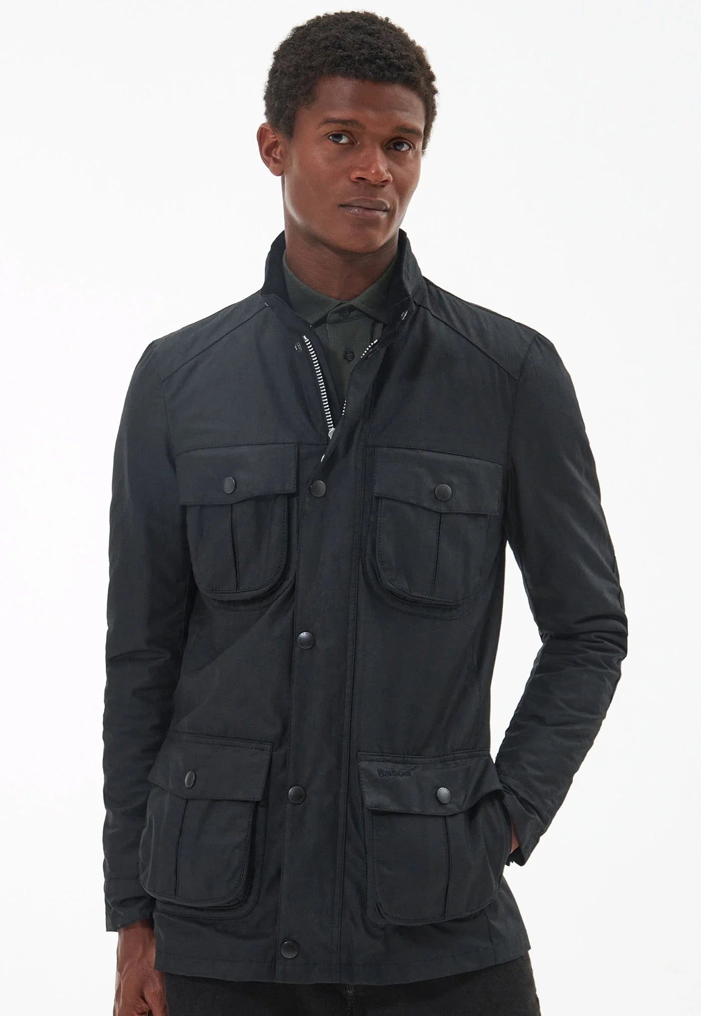 Barbour Corbridge Wax Jacket Black