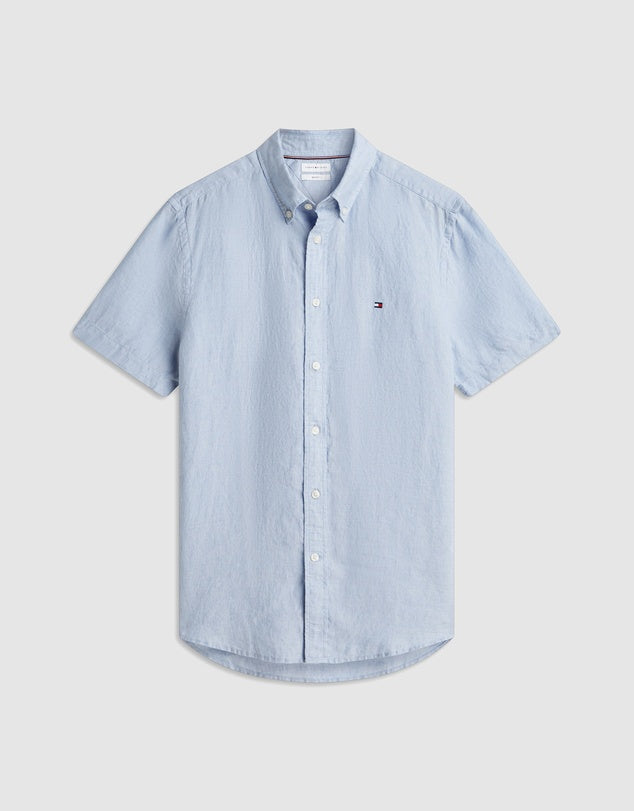 CL LINEN SHIRT CLOUDY BLUE