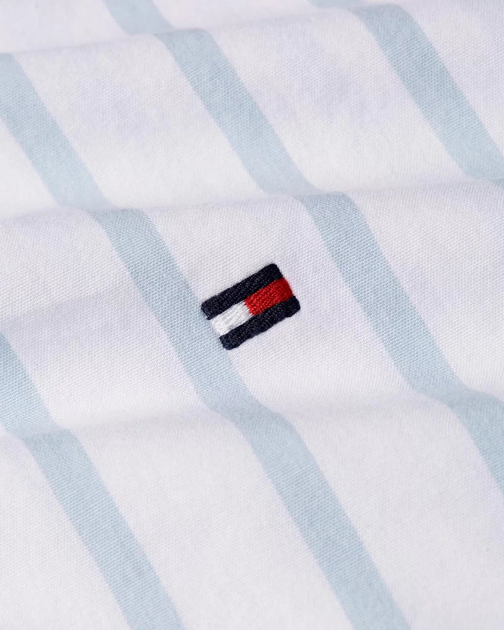 Poplin tripe  shirt SWEET BLUE/OPWHITE