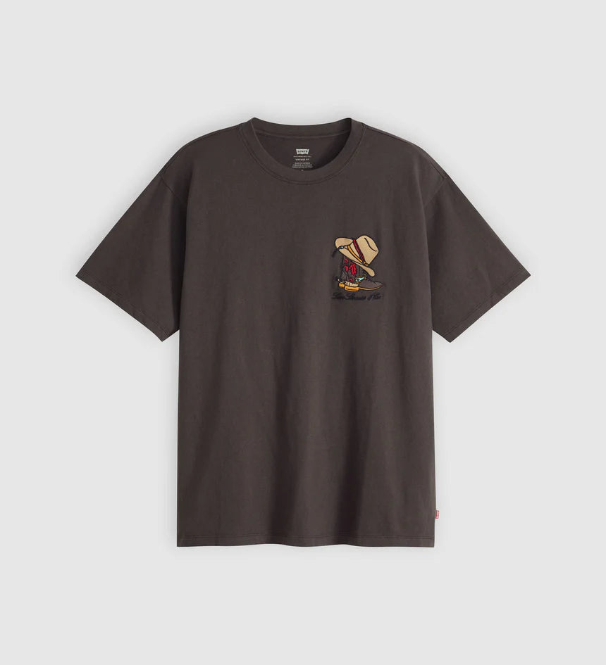 VINTAGE FIT GRAPHIC TEE HOREHOE BION